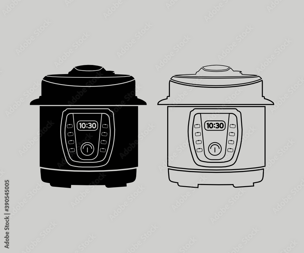 pressure cooker icon design. Symbol of cooking utensils. pressure
