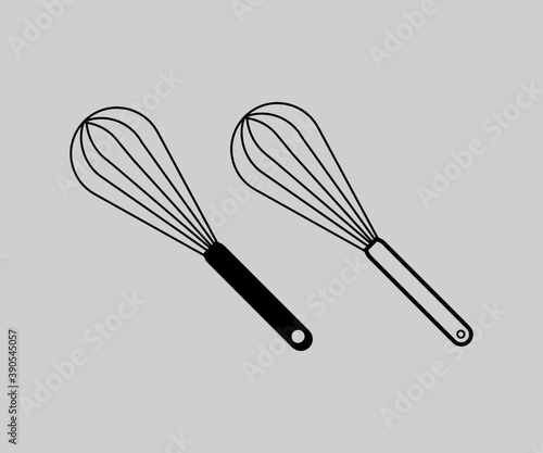 balloon whisk icon design. Symbol of cooking utensils. balloon whisk vector illustration symbol icon clipart on white isolated background.