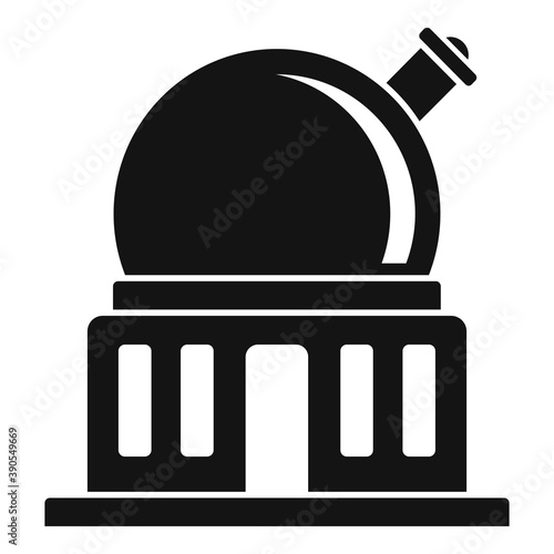 Cosmos planetarium icon. Simple illustration of cosmos planetarium vector icon for web design isolated on white background