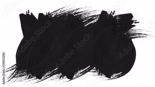 A set of abstract brush strokes in the form of a frame, transitions open with alpha channel (transparency). Hand drawn texture. Ideal for motion graphics, slideshows, transitions, fade, haze, reveal.