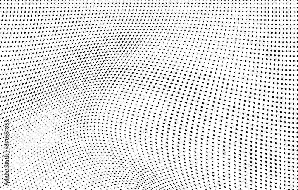 Abstract halftone wave dotted background Abstract halftone wave dotted background