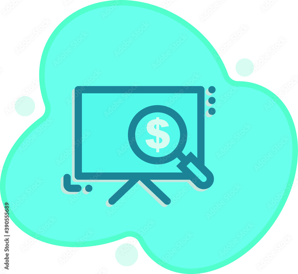 Flat profit looking icon for any purpose mobile app presentation website Flat profit looking icon for any purpose mobile app presentation website