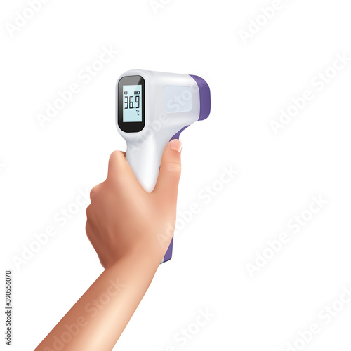 Hand Contactless Thermometer Composition