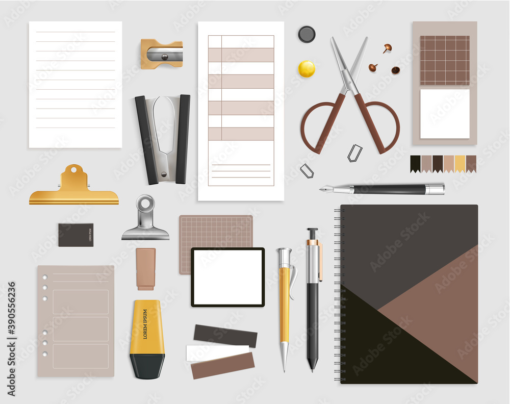 Office Items Set Office Items Set