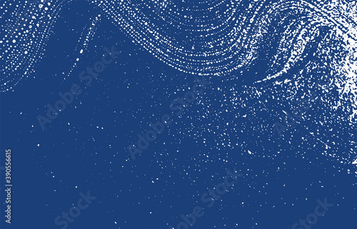 Grunge texture. Distress indigo rough trace. Exoti