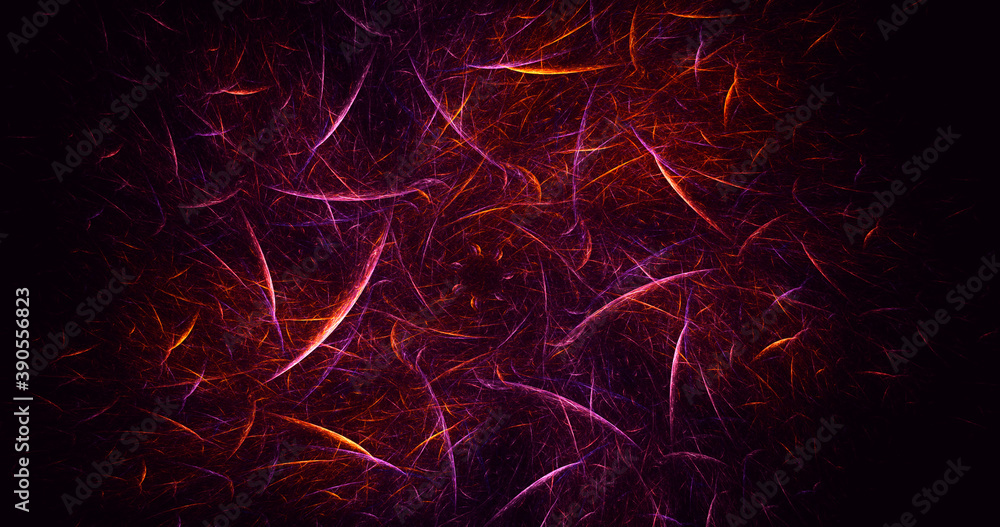 3D rendering abstract multicolor fractal light background 3D rendering abstract multicolor fractal light background