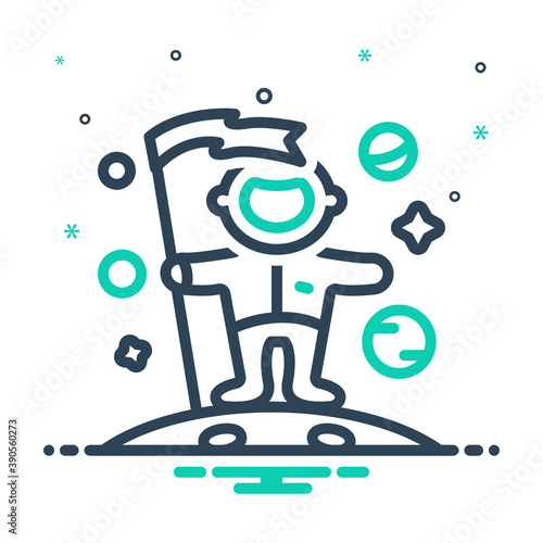 Mix icon for accomplish