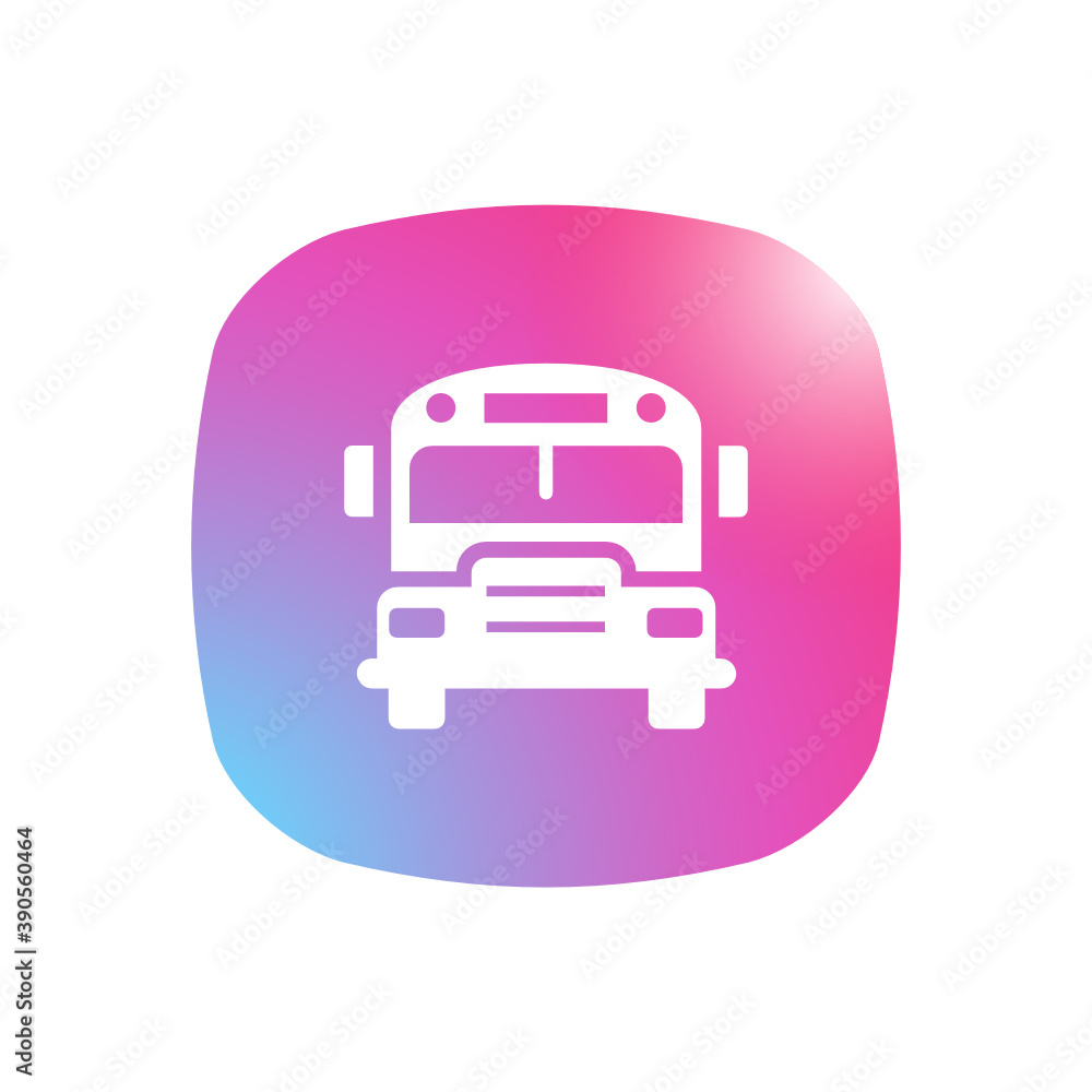 Bus - Mobile App Icon Bus - Mobile App Icon
