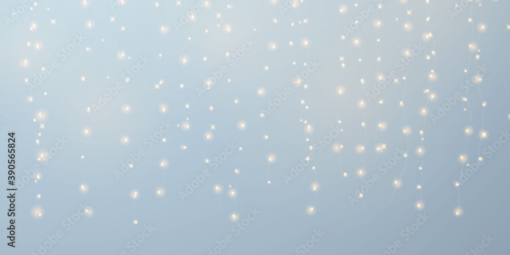 Obraz premium Christmas lights abstract element that can be used cover decoration bokeh background