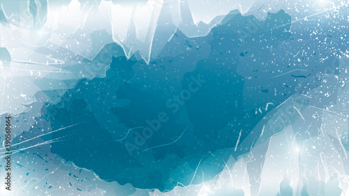 Winter Ice Background