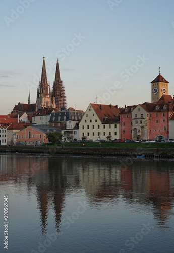 Blick zur Regensburger Altstadt