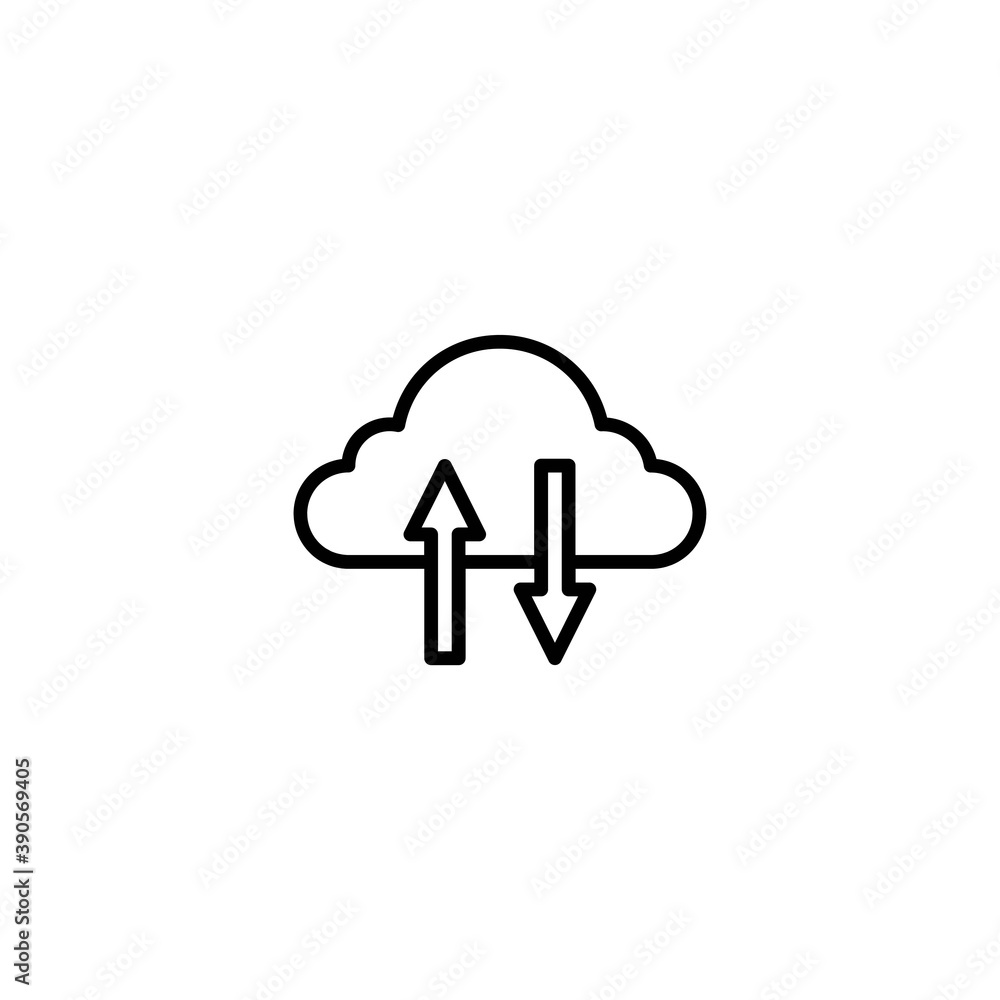 vector cloud icon vector cloud icon