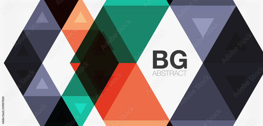 Mosaic triangle pattern abstract background for cover, banner, flyer and poster and other template Mosaic triangle pattern abstract background for cover, banner, flyer and poster and other template