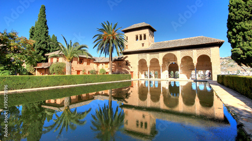 Beautiful view of the Alhambra in Andalusia of Spain © Phil_Good