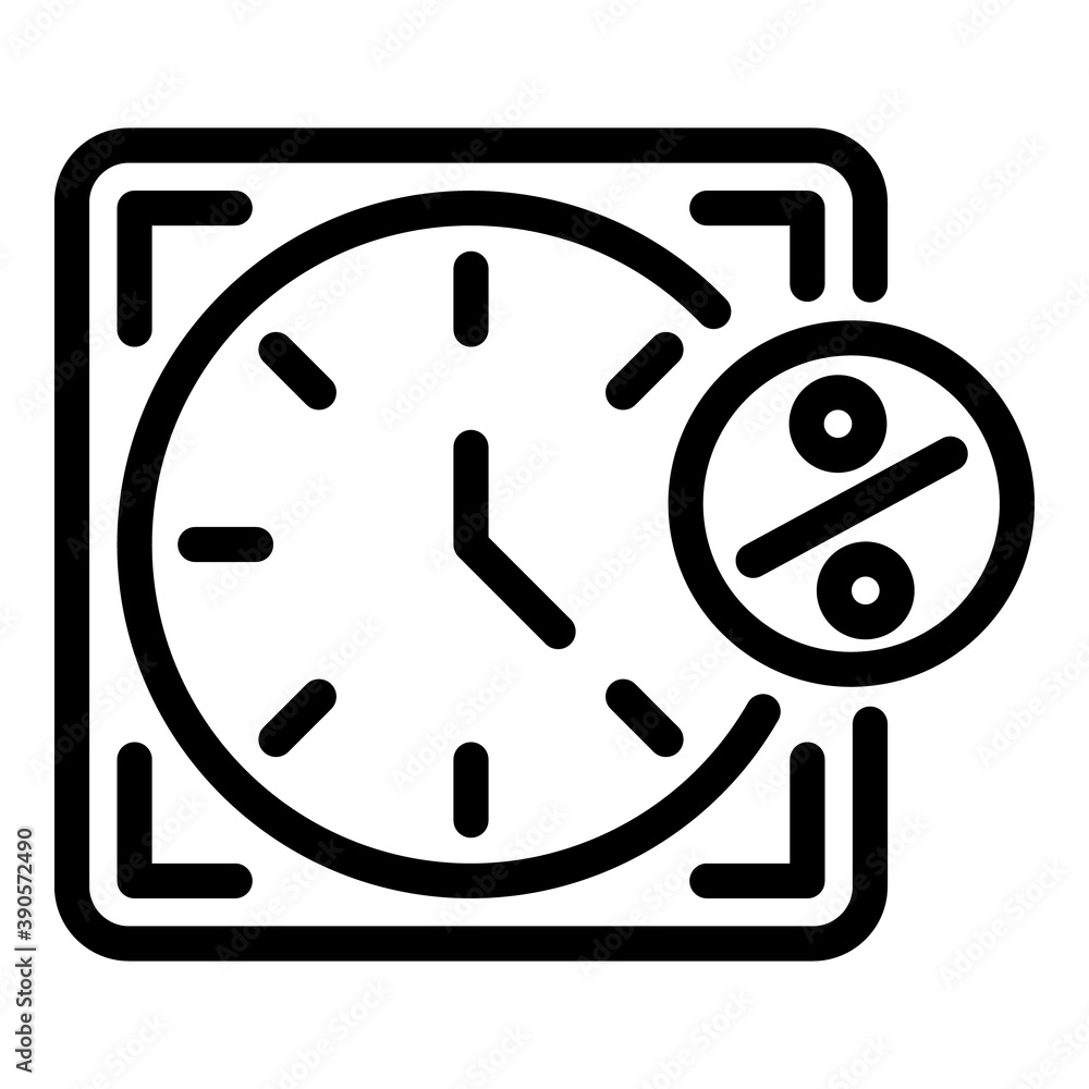 Time rate icon. Outline time rate vector icon for web design isolated on white background Time rate icon. Outline time rate vector icon for web design isolated on white background