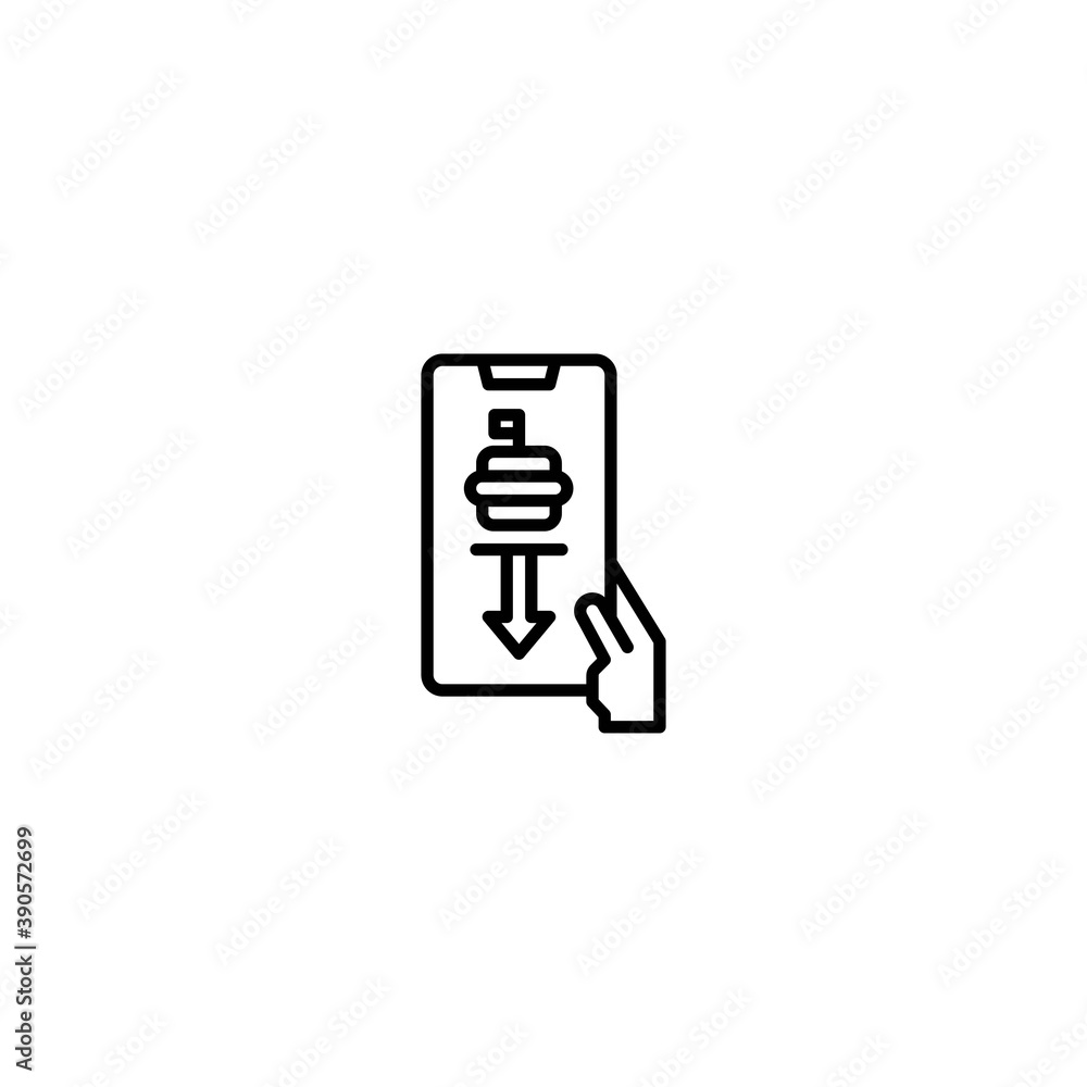 vector mobile icon for website design vector mobile icon for website design