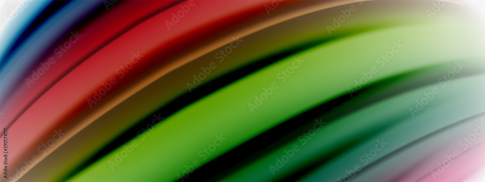 Abstract Background. Smooth flowing lines, blurred waves, rainbow color style stripes. Vector illustrations for covers, banners, flyers and posters and other Abstract Background. Smooth flowing lines, blurred waves, rainbow color style stripes. Vector illustrations for covers, banners, flyers and posters and other