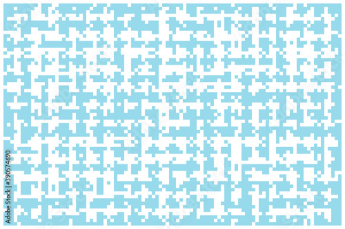 Maze background. Blue maze pattern pixel art. Background pixel art.