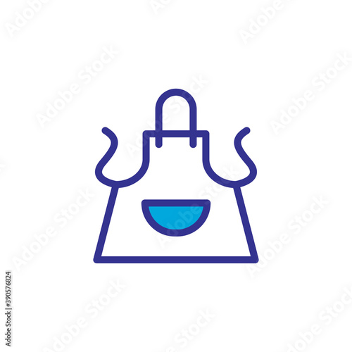 apron icon vector design trendy