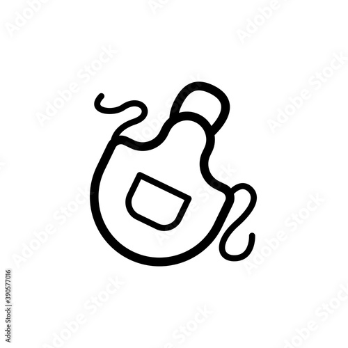 apron icon vector design trendy
