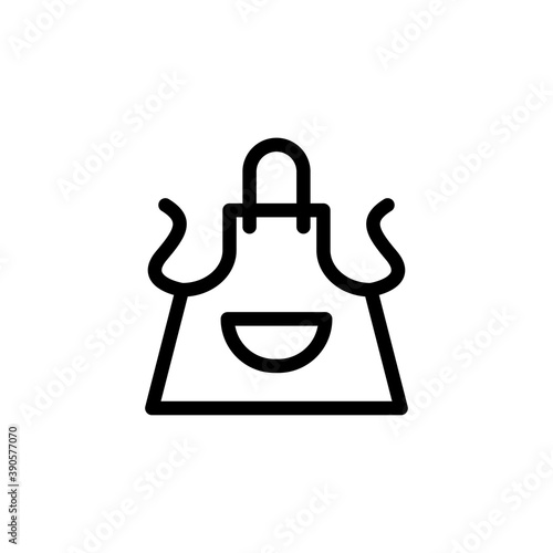 apron icon vector design trendy
