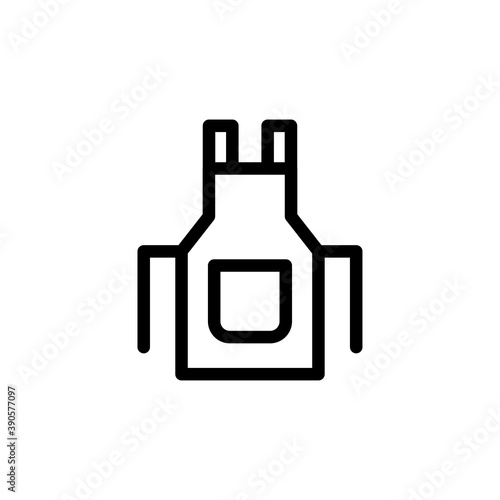 apron icon vector design trendy