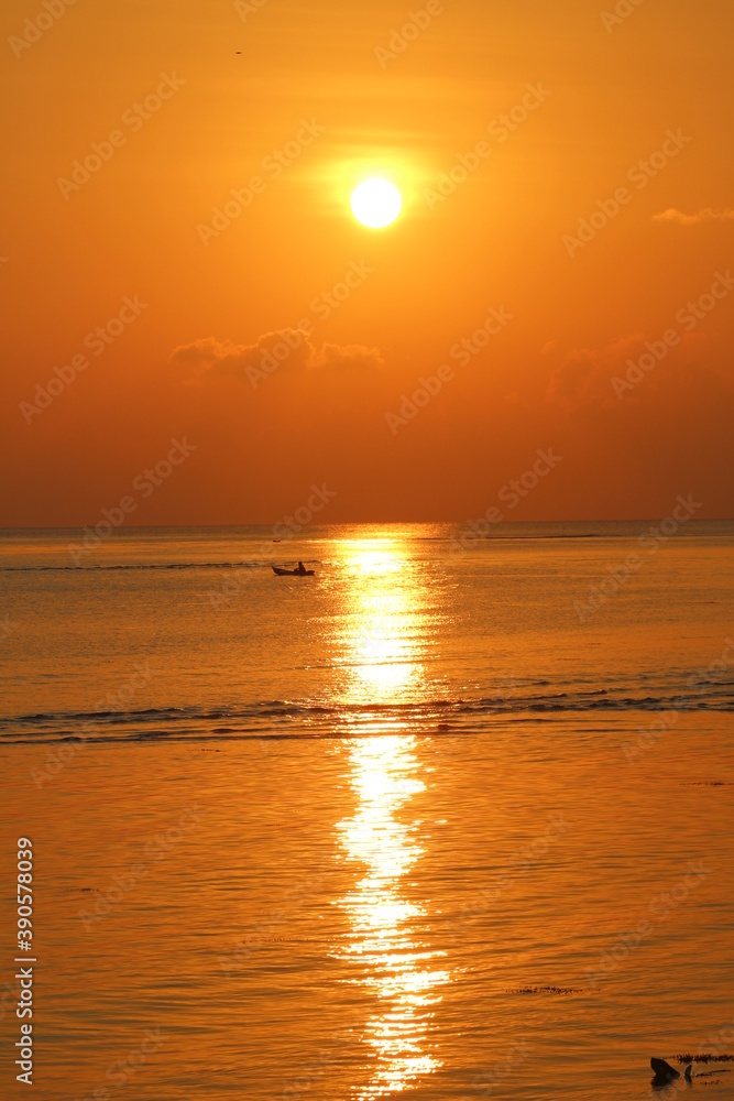 Coucher de soleil en Thailande