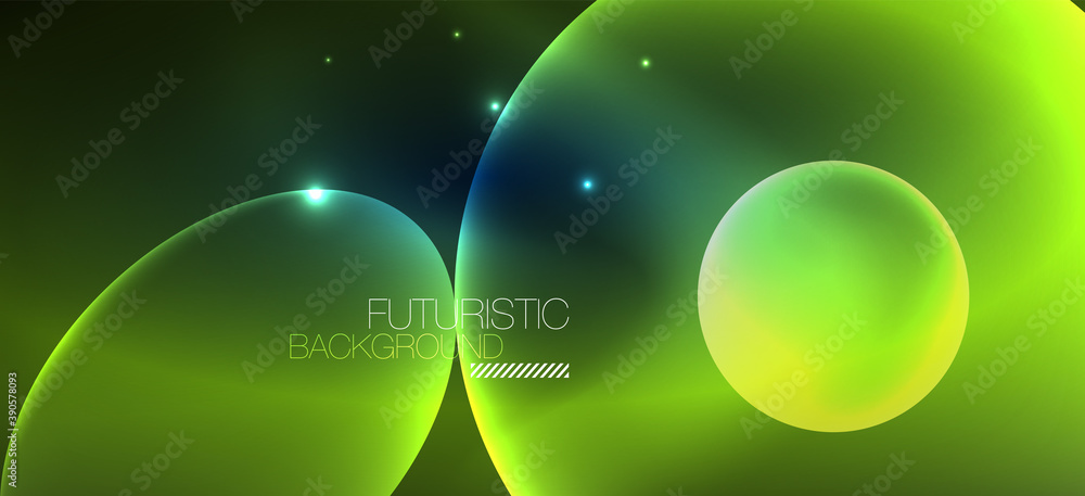 Neon ellipses abstract backgrounds. Shiny bright round shapes glowing in the dark. Vector futuristic illustrations for covers, banners, flyers and posters and other Neon ellipses abstract backgrounds. Shiny bright round shapes glowing in the dark. Vector futuristic illustrations for covers, banners, flyers and posters and other