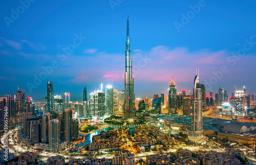 Dubai city center view at sunrise, United Arab Emirates © Rastislav Sedlak SK