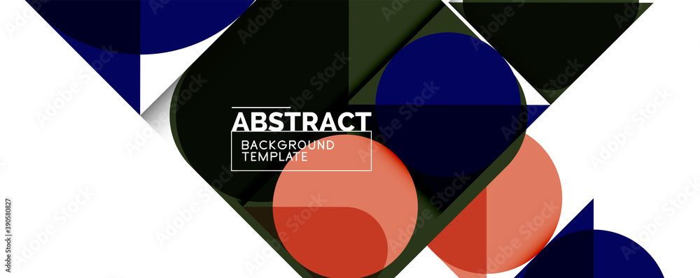 Simple circles and triangles abstract background. Vector illustration for covers, banners, flyers and posters and other designs Simple circles and triangles abstract background. Vector illustration for covers, banners, flyers and posters and other designs
