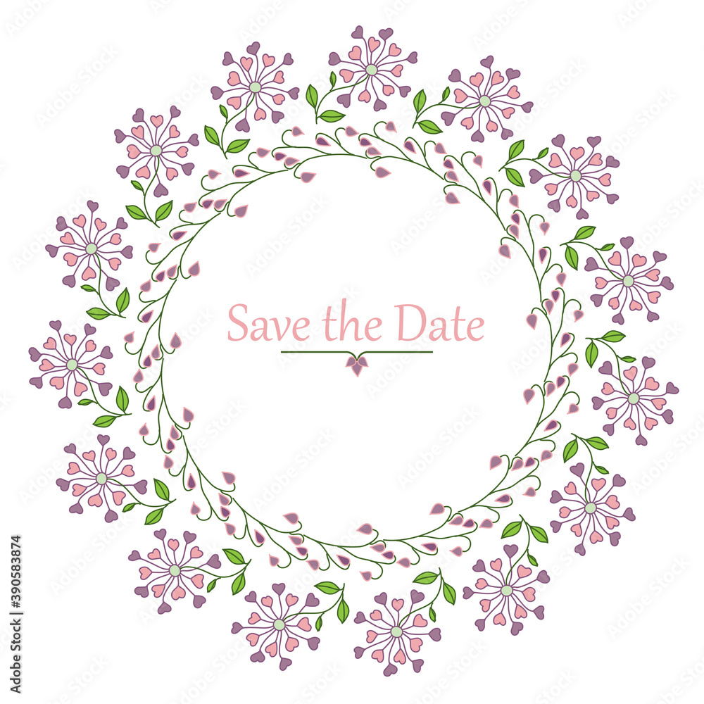 The wreath of flowers and foliage. The wreath of flowers and foliage.