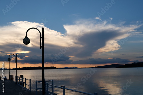 sunset at the pier 