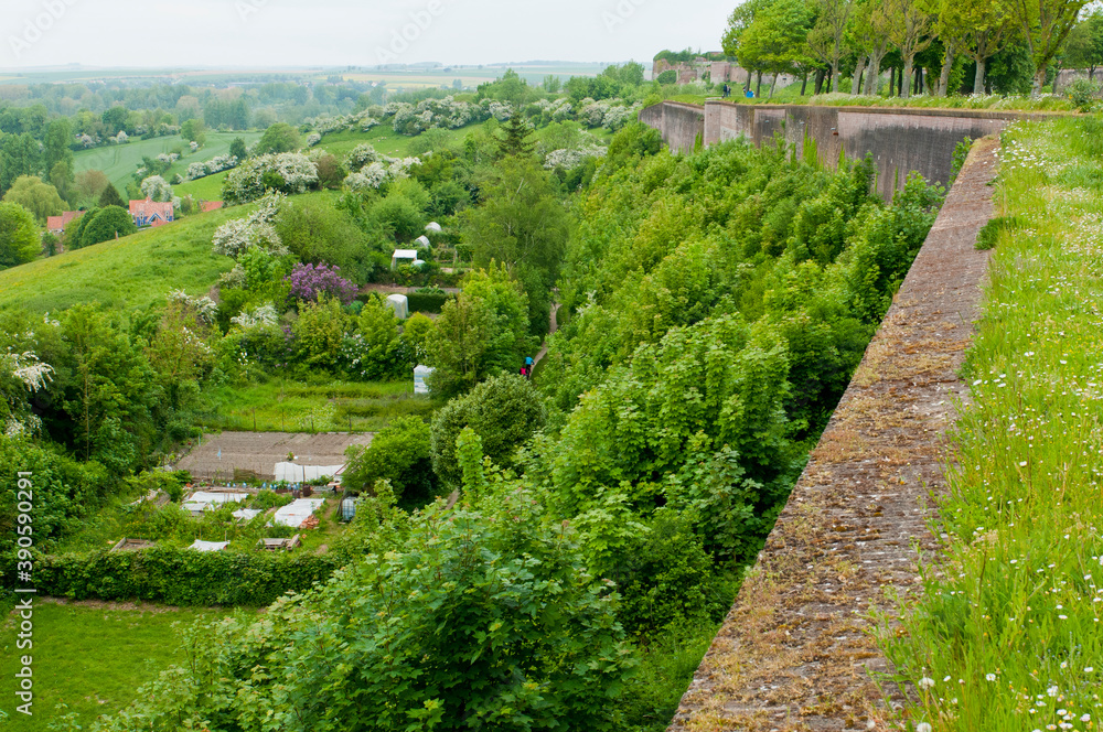 The Vauban fortifications at Montreuil, Northern France The Vauban fortifications at Montreuil, Northern France