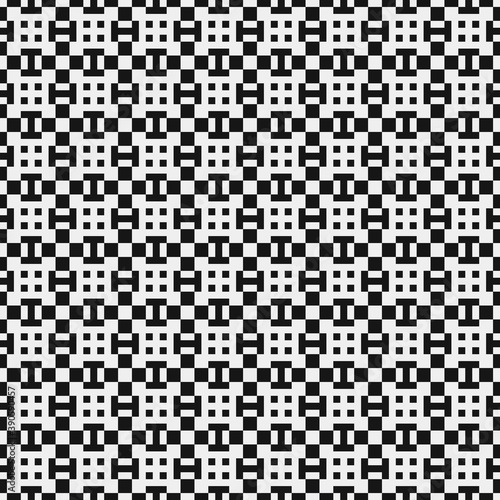 Abstract Cross Pattern Dots Logo generative computational art illustration