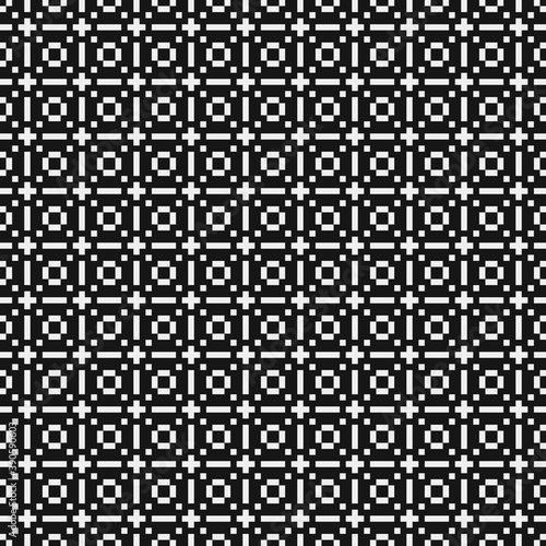 Abstract Cross Pattern Dots Logo generative computational art illustration