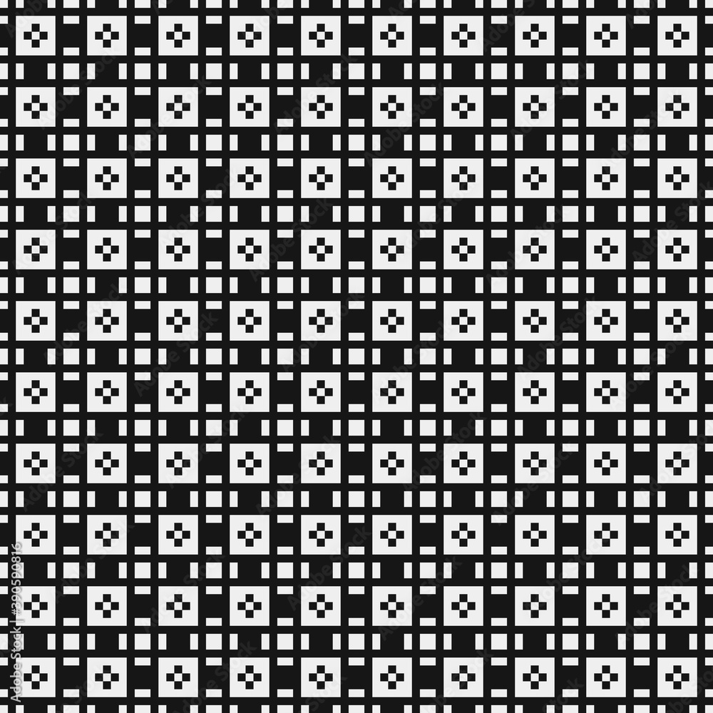 Fototapeta premium Abstract Cross Pattern Dots Logo generative computational art illustration