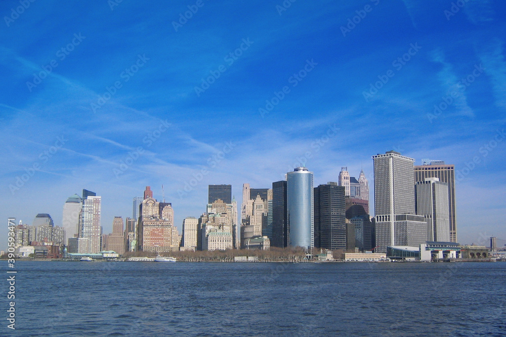 New York City skyline; United States of America