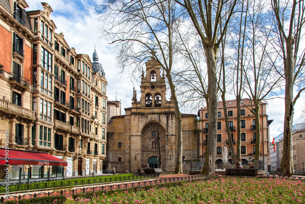 Paisaje urbano del centro de Bilbao