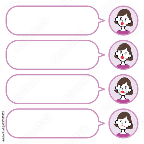 アイコンと吹き出し_20代30代女性2