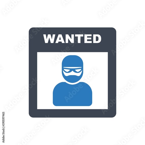 Poster criminal icon