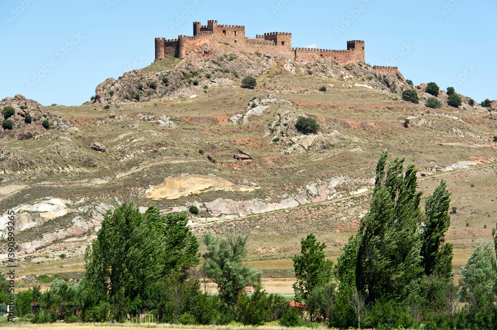 Castle of Riba de Santiuste, Near Siguenza, Northern Spain