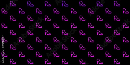 Dark purple vector background with woman symbols.