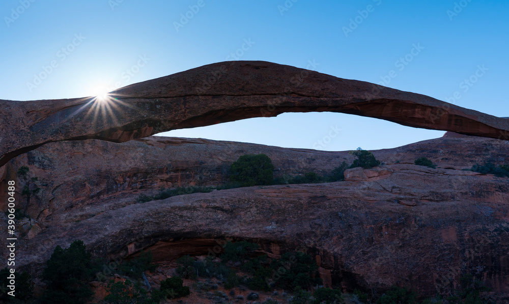 Landscape Arch, Arches National Park, Grand County, Utah, Usa, America