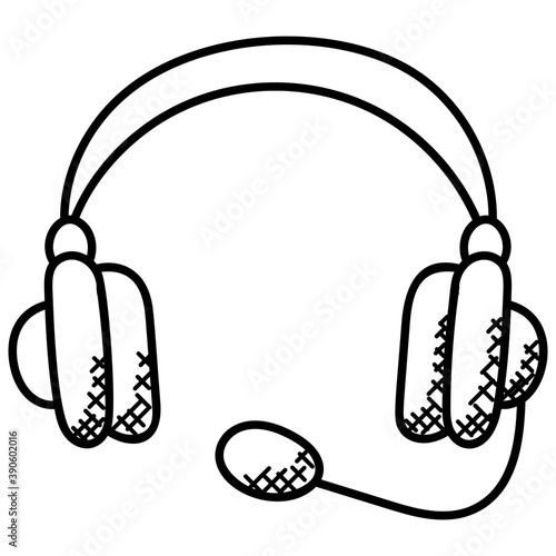 
Hardware device, headphone with a mic
