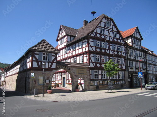 Rathaus Marktstraße Wanfried in Hessen Werra
