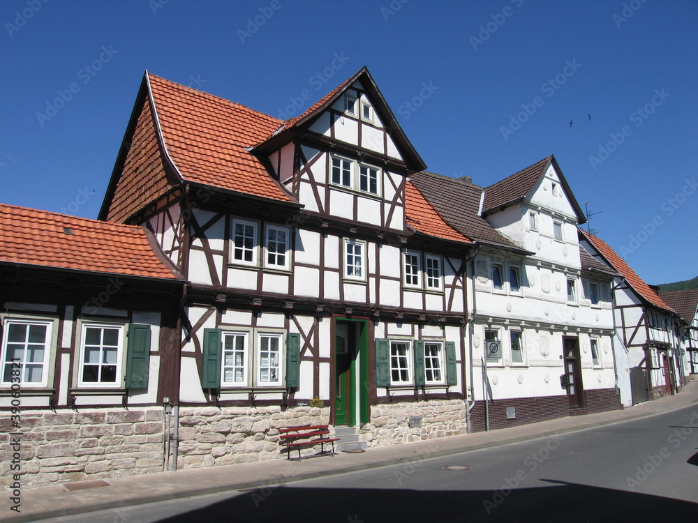 Vor dem Gatter in Wanfried in Hessen Vor dem Gatter in Wanfried in Hessen