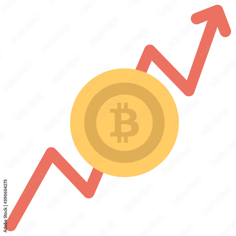 Bitcoin with outward nodes is a cryptocurrency flat design icon
Bitcoin with outward nodes is a cryptocurrency flat design icon