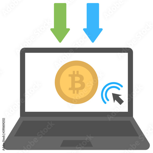 
Desktop screen with passwords and usernames for signing in digital wallet is outstanding pictorial formation of bitcoin information
