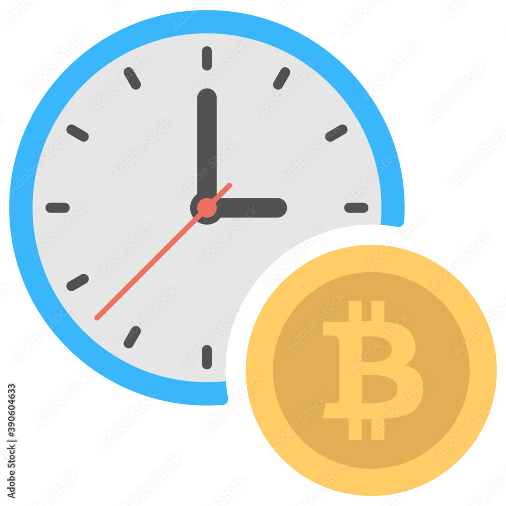 A clock with bitcoin symbolising time value of money and bitcoin
A clock with bitcoin symbolising time value of money and bitcoin
