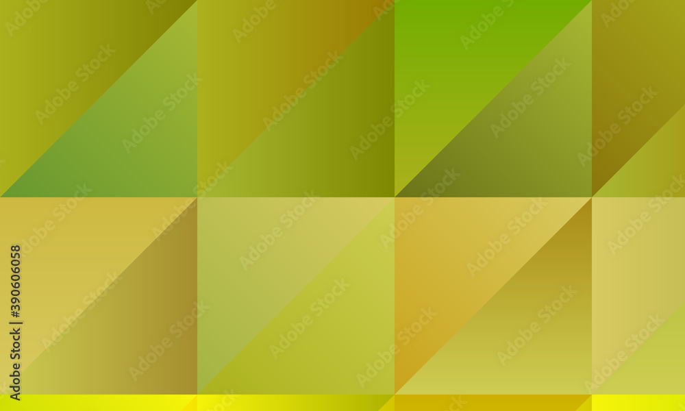Lemon green polygonal abstract background. Great illustration for your needs.